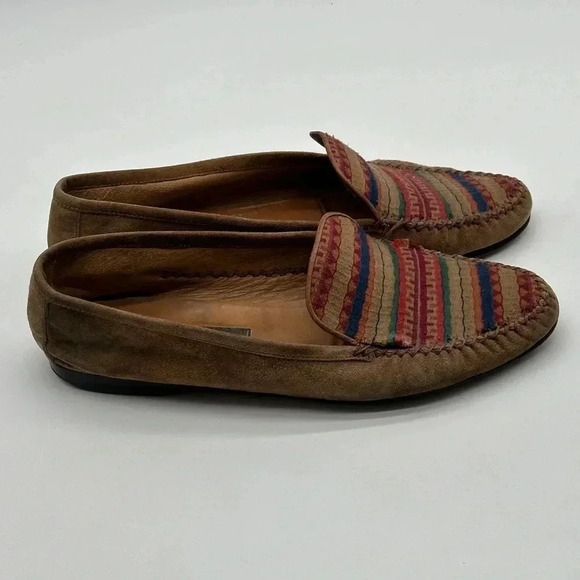 Avventura - Brown Suede Loafer - 10.5M - Made in Italy - Picture 1 of 12